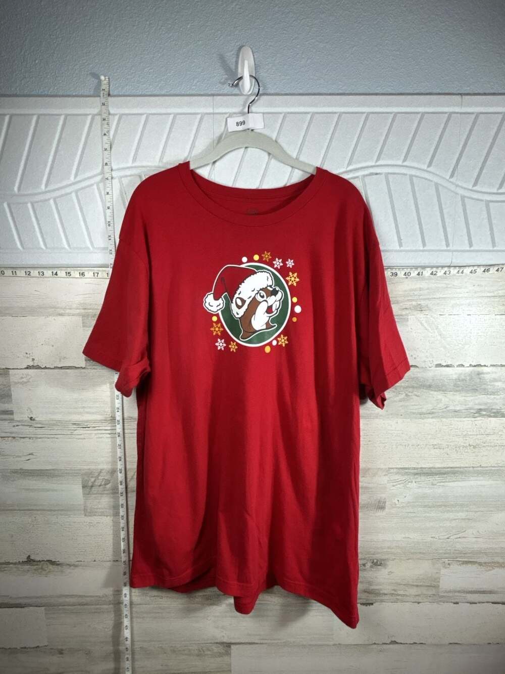 Buc-ee's Christmas T-Shirt Size 2XL Red Believe in the Magic of Christmas